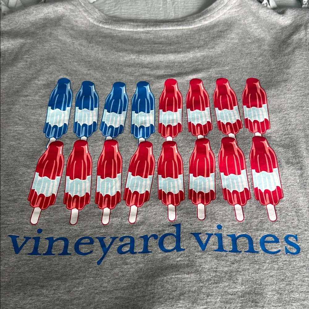 Vineyard Vines Heather Gray Long Sleeve Tee